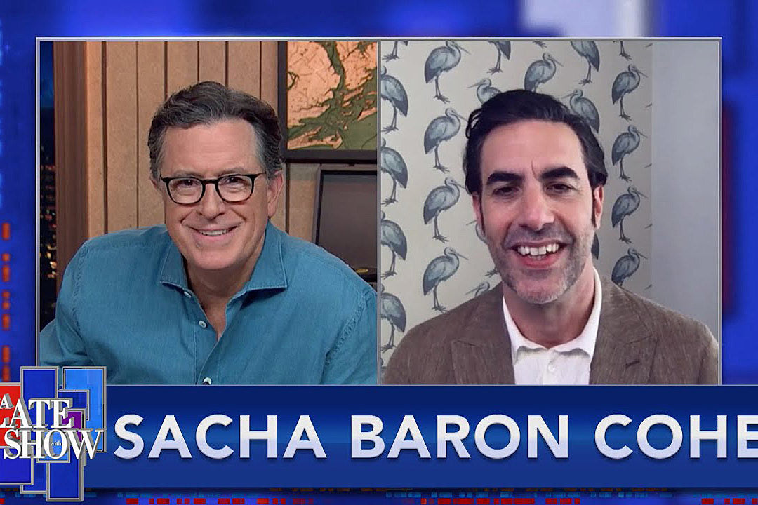 watch Sacha Baron Cohen talk Borat’s Giuliani scene & more on ‘Colbert’