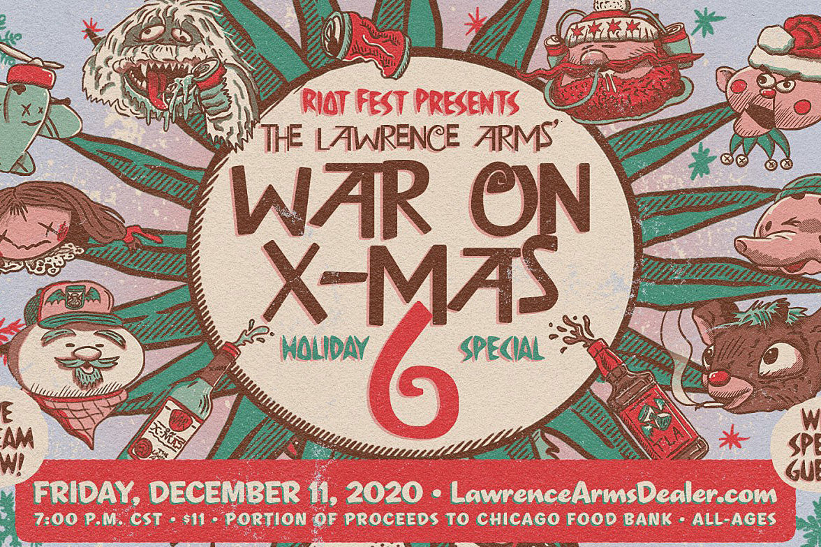 Lawrence Arms doing holiday livestream w/ mems of Rise Against, Alkaline Trio, Gaslight Anthem, more
