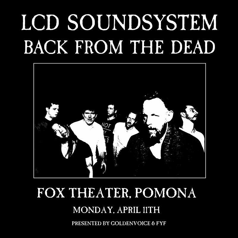 LCD Soundsystem announce Pomona, CA show before first weekend of Coachella