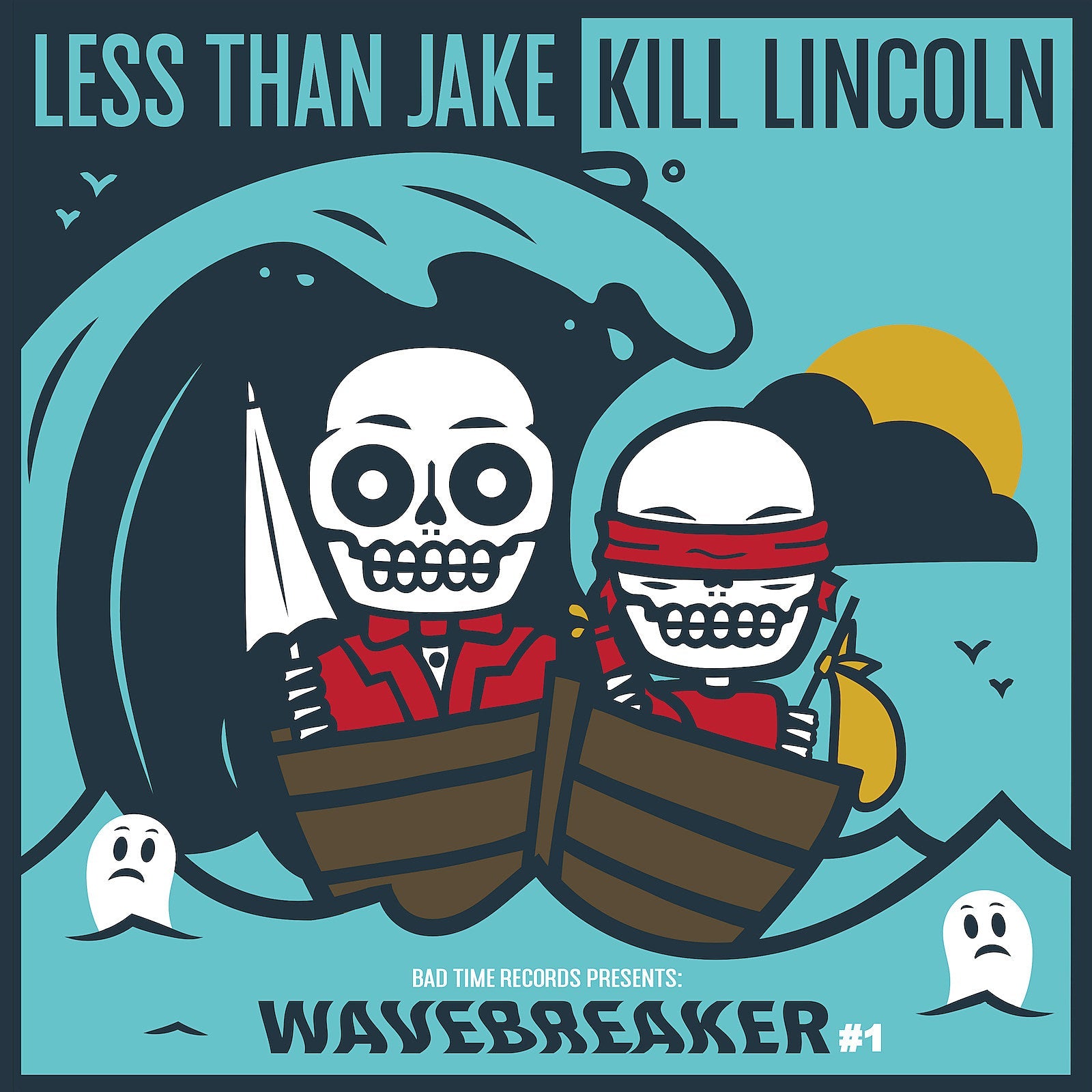 Less Than Jake & Kill Lincoln kick off series of ska split 7″s, ‘Wavebreaker’ (pre-order BV-exclusive vinyl)