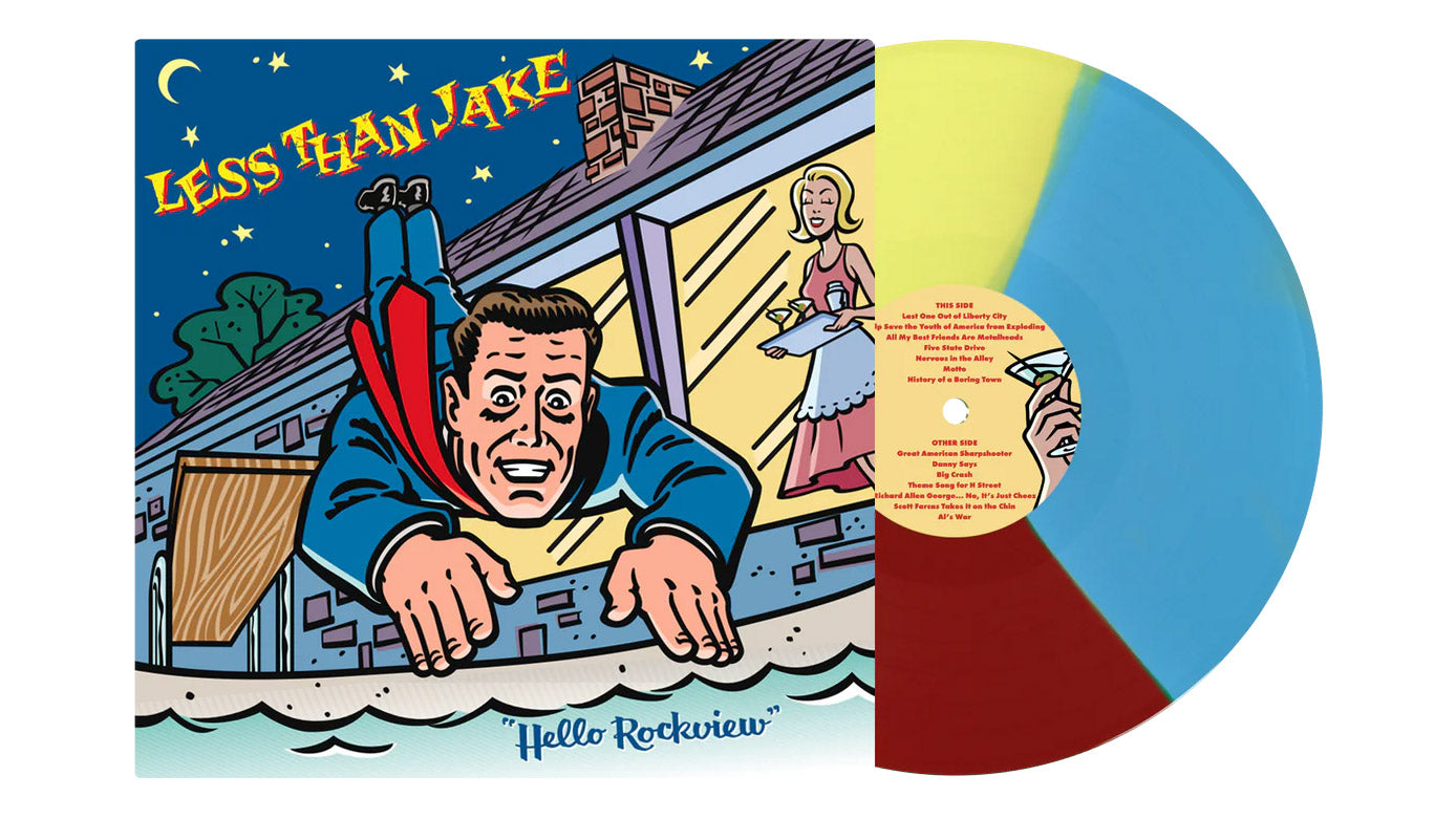 New exclusive vinyl: Less Than Jake’s ‘Hello Rockview’ on apple, lemon & sky blue LP