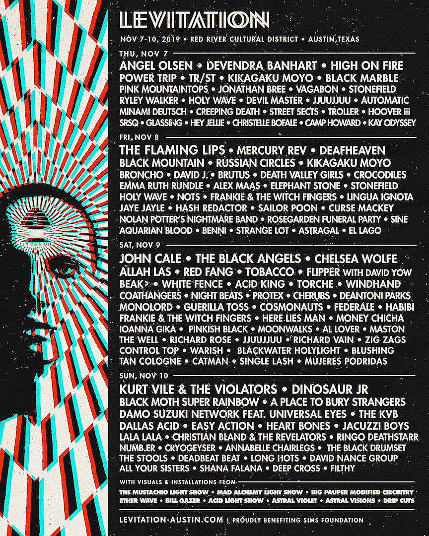 Levitation releases 2019 schedule, adds artists to lineup