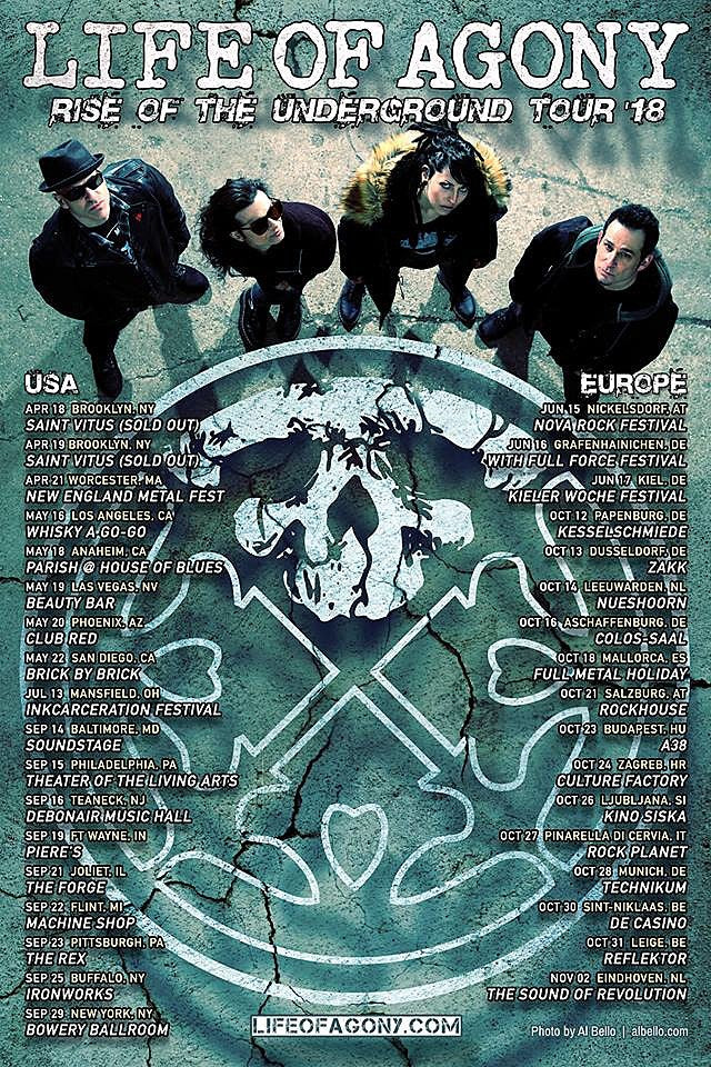 Life of Agony announce tour, dates with Type O offshoot Silvertomb
