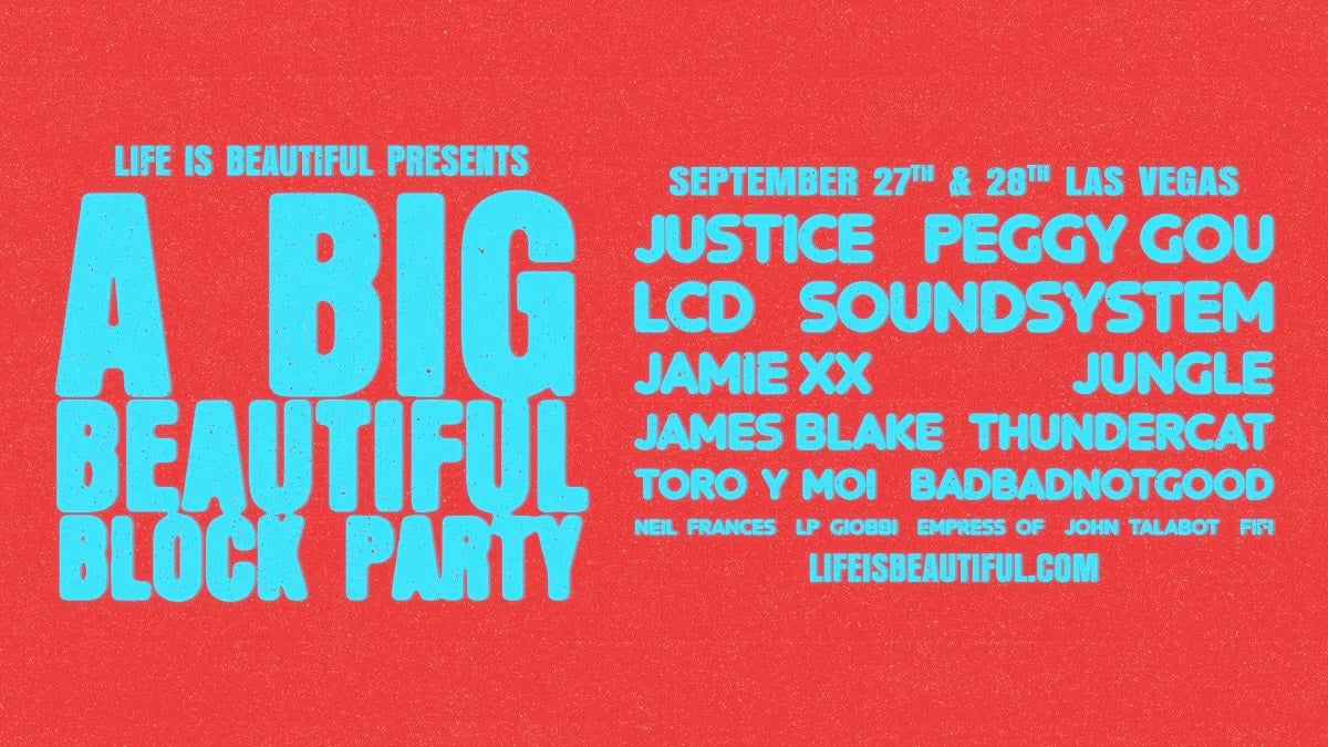 Win a trip to Life is Beautiful Block Party in Vegas (VIP tix included)