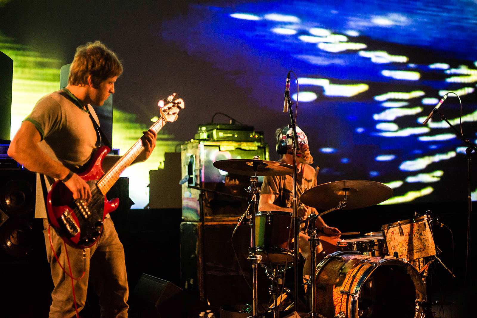 Lightning Bolt played the Interference A.V. festival at AMC Empire 25 (pics)