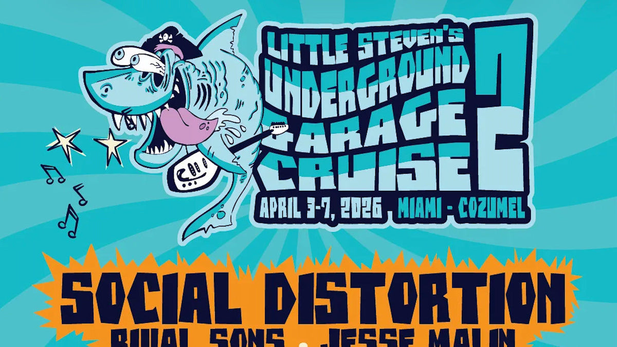 Win a cabin for 2 on Little Steven’s Underground Garage Cruise 2026 (Social Distortion, Buzzcocks, more)