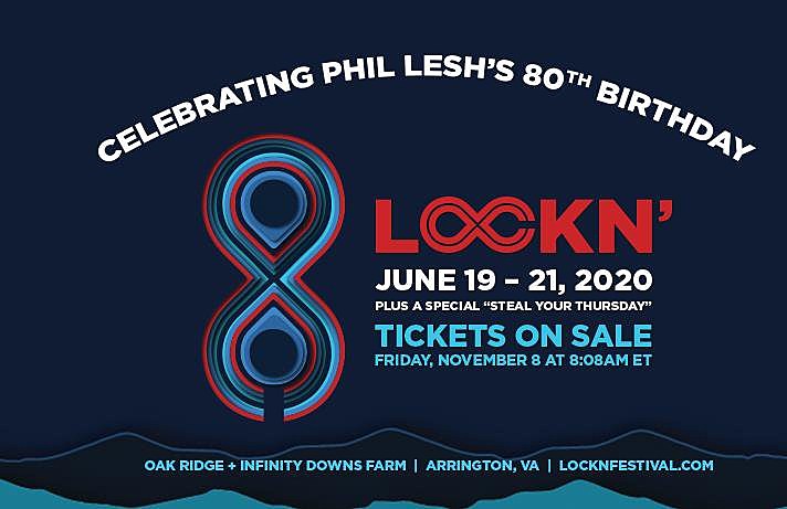 Lockn’ 2020 happening in June, celebrating Phil Lesh’s 80th birthday