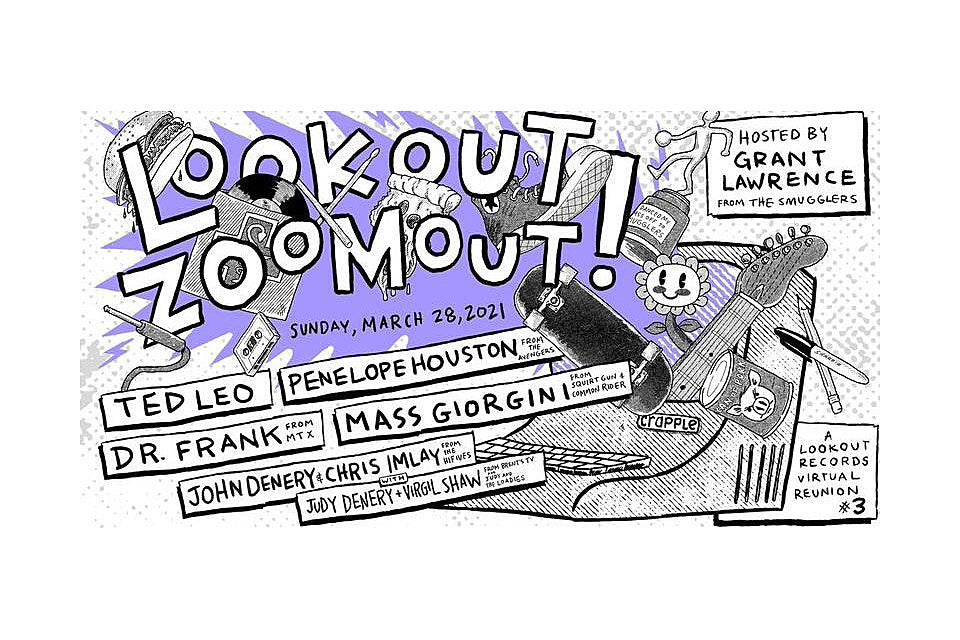 Lookout! Records livestream series continues w/ Ted Leo, members of Avengers, Common Rider, more