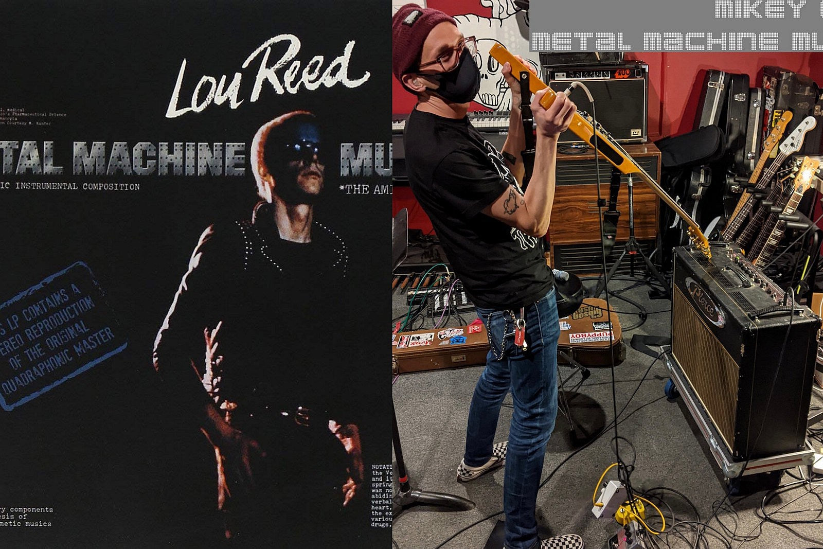 Mikey Erg covered Lou Reed’s ‘Metal Machine Music’ for Bandcamp Friday