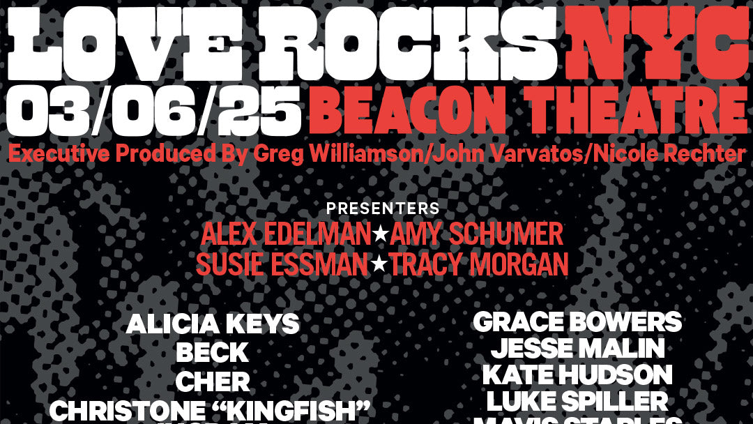 Love Rocks NYC ft. Cher, Trey Anastasio, Beck, Mavis Staples, Jesse Malin, more streaming live