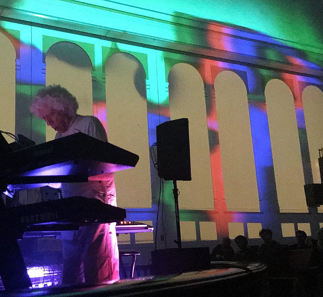 synth pioneer Malcolm Cecil played “Ambient Church” (review); Suzanne Ciani playing in June