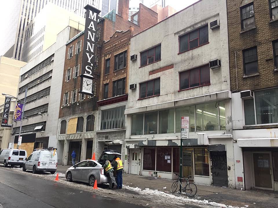 iconic Manny’s Music building in NYC cleared for demolition