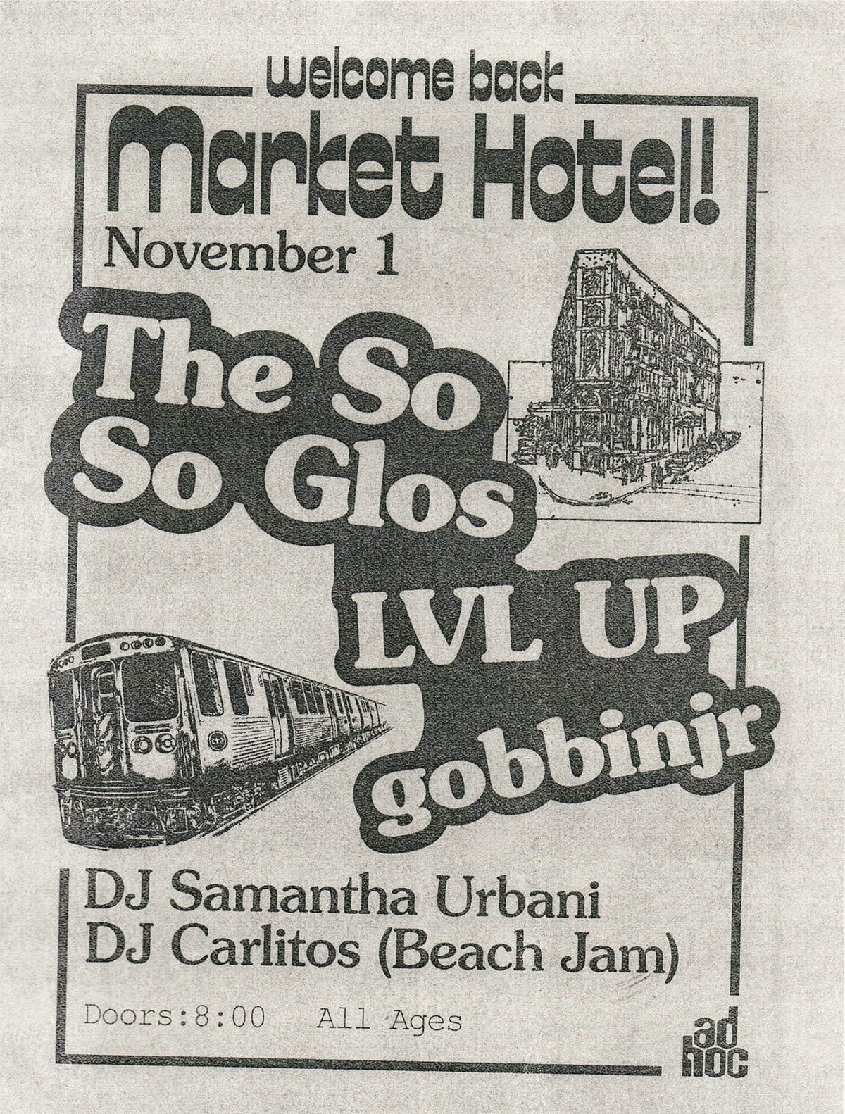 Market Hotel announces reopening night lineup