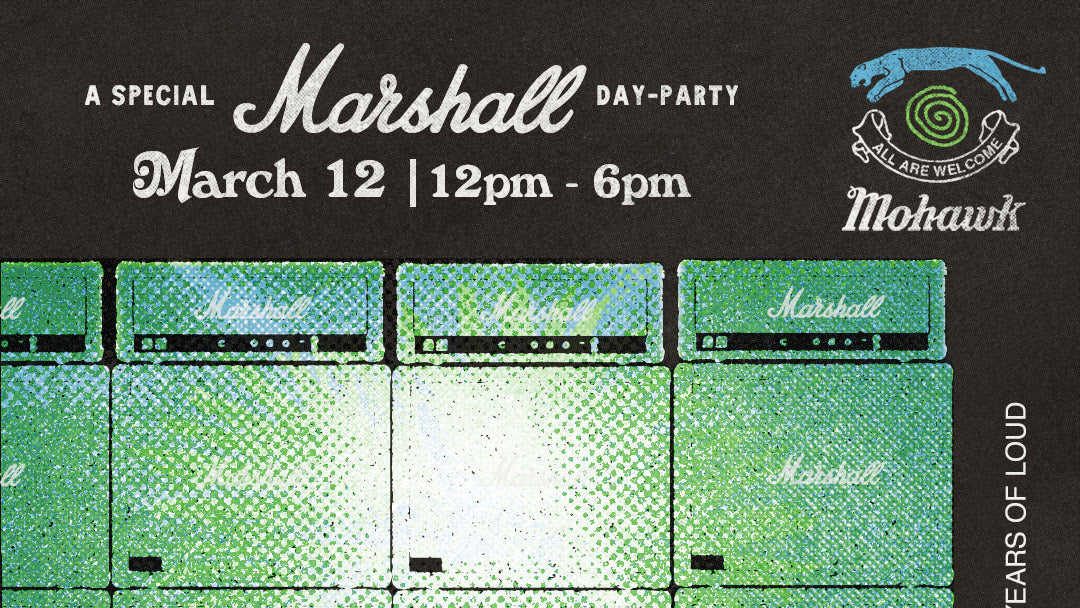 Marshall 2025 SXSW day party lineup (Fleshwater, Die Spitz, Maruja, Wishy, more)