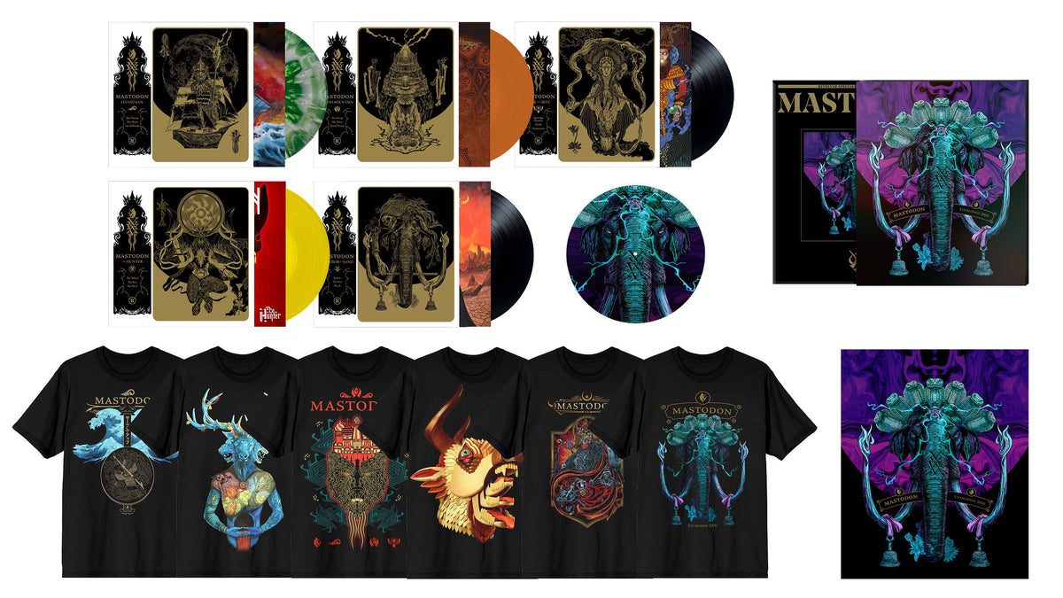 Mastodon: new limited color vinyl variants, collector’s mag, t-shirt & more for pre-order