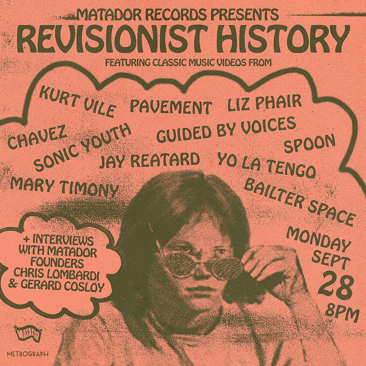 Pavement, Kurt Vile & more appear in Matador Records ‘Revisionist History’ streaming via Metrograph