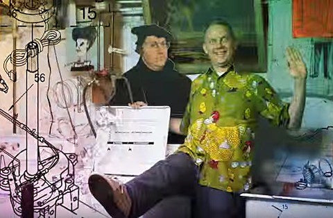 Matmos share new video from their upcoming washing machine samples LP, playing The Stone w/ Chuck Bettis