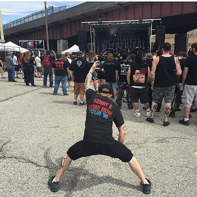 watch a toddler kill it in a Maryland Deathfest circle pit