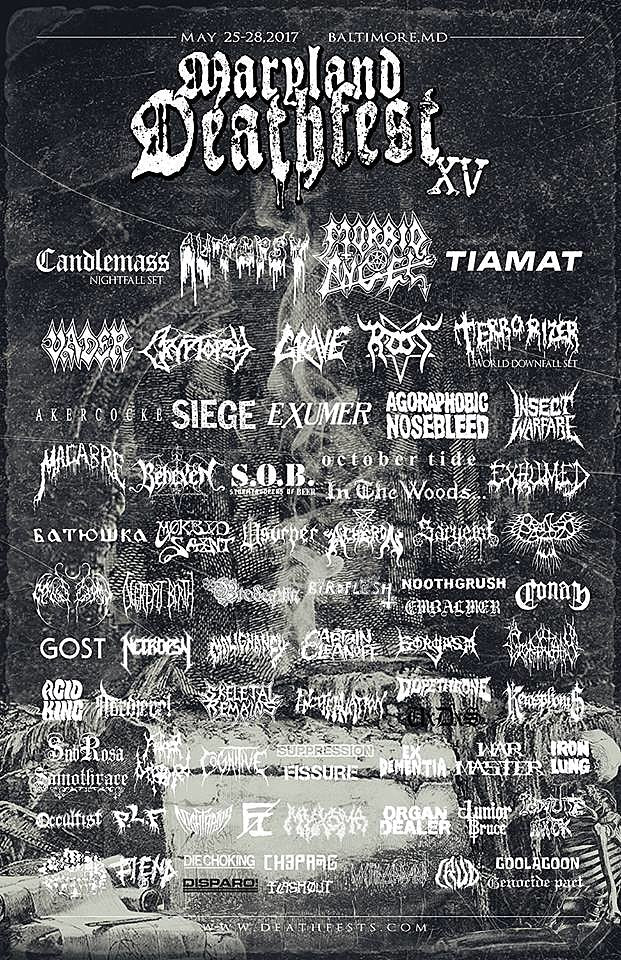 Maryland Deathfest updates: Noothgrush & Agoraphobic Nosebleed added