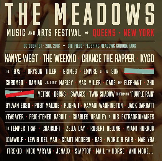GovBall Queens aka ‘The Meadows’ fest announced: Kanye, The Weeknd, Grimes, Chance, Kamasi & more