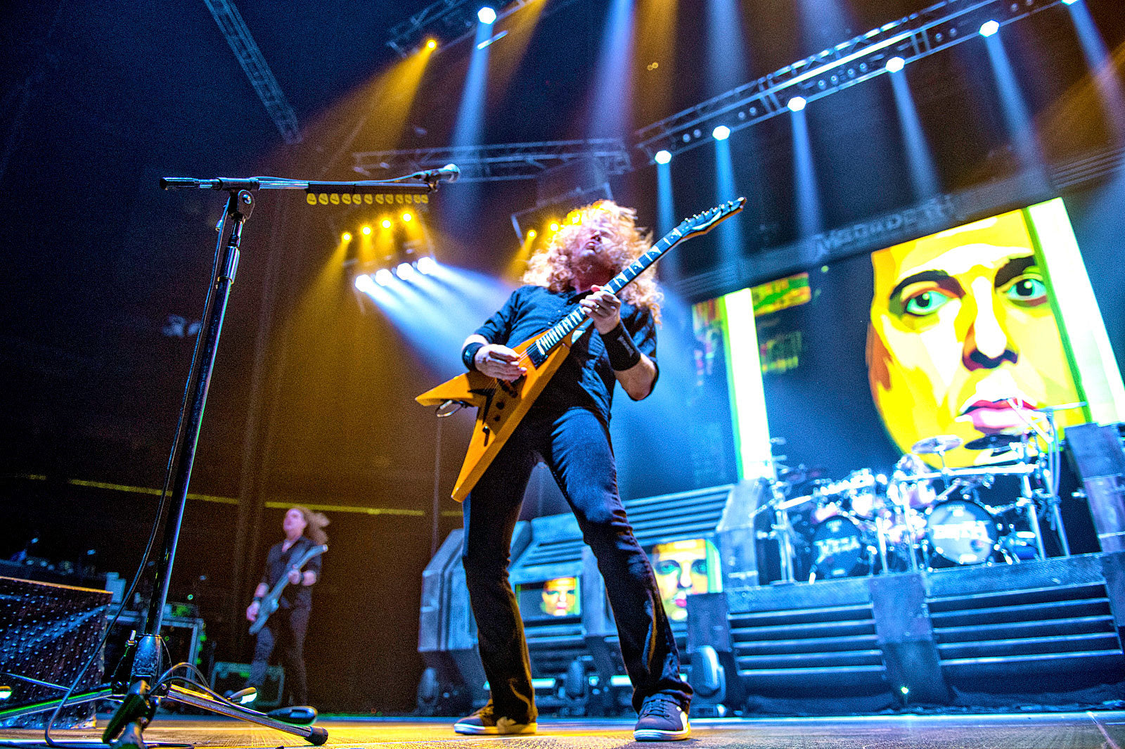 Megadeth streaming 2017 Wacken set & live chat today, selling COVID-19 masks