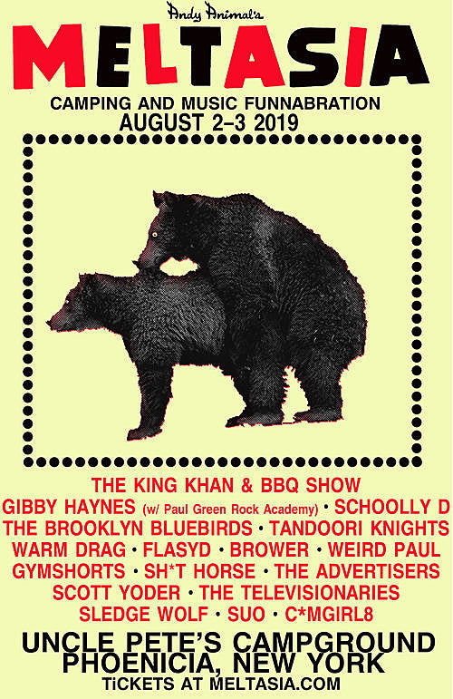 Meltasia 2019: Gibby Haynes doing Butthole Surfers set, King Khan, more