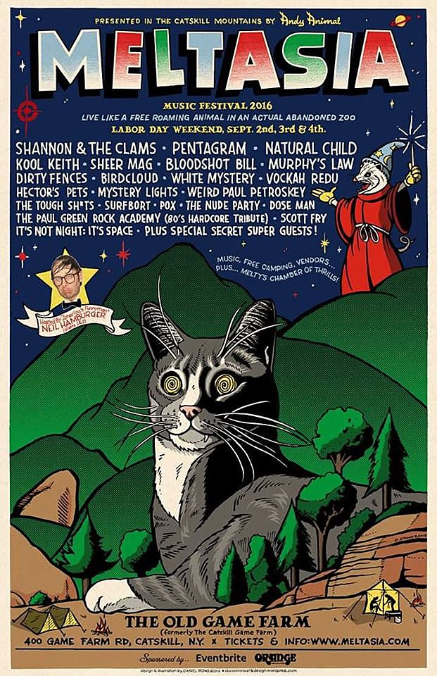 Meltasia festival returning to the Catskills w/ Pentagram, Kool Keith, Shannon & the Clams, Sheer Mag, more