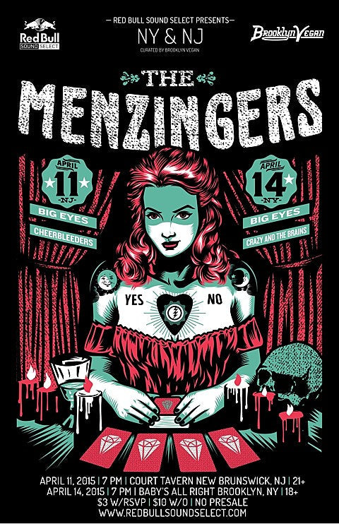 What’s going on Tuesday? (The Menzingers, Talib Kweli, Fury, Mega Bog, Outside World, Chris Gethard & more)