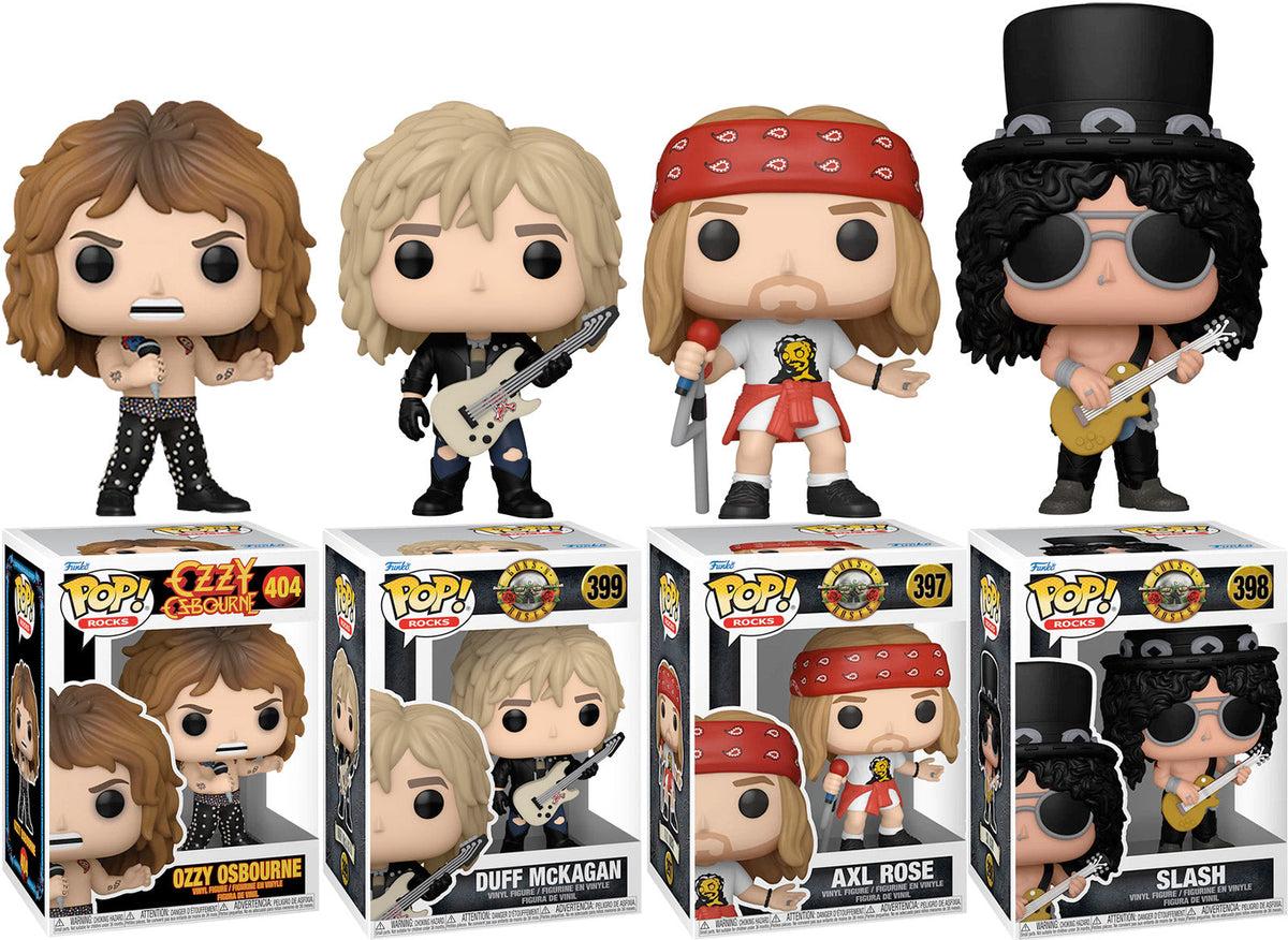 Funko announces new Ozzy Osbourne & Guns N’ Roses (Axl Rose, Slash, Duff McKagan) figures