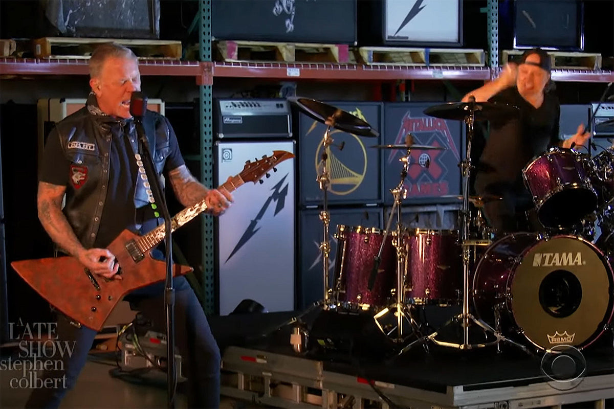 Metallica played the ‘Colbert’ Super Bowl special (watch)