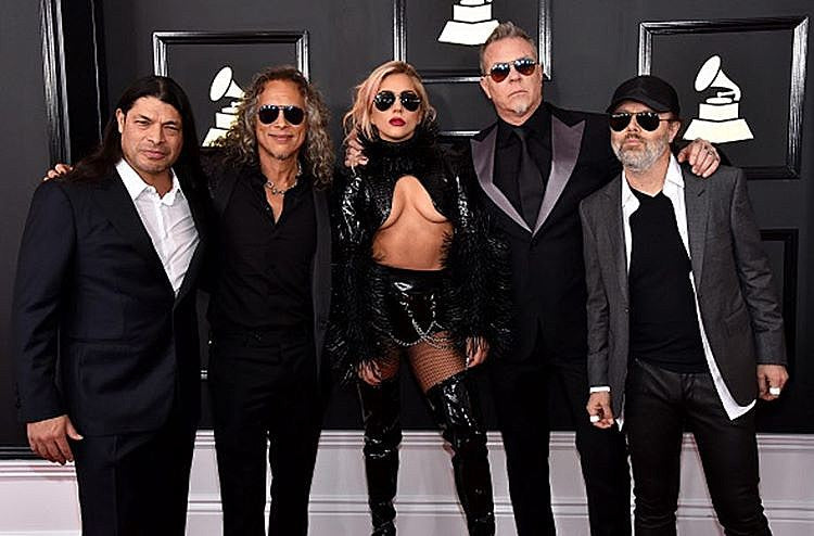 Metallica & Lady Gaga played together at the Grammys (pics, video)
