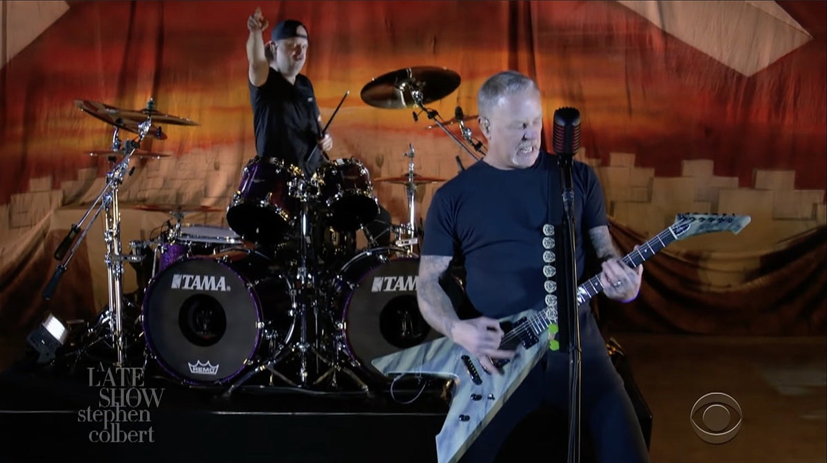 Watch Metallica play “Battery” on ‘Colbert’ for ‘Master of Puppets’ 35th anniversary (watch)