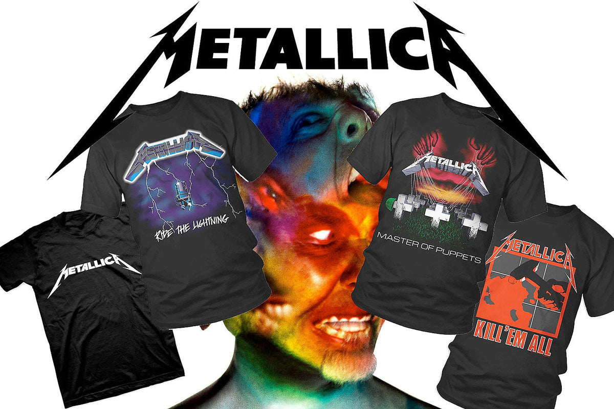 Metallica shirts & records in our shop (for all your TikTok needs)