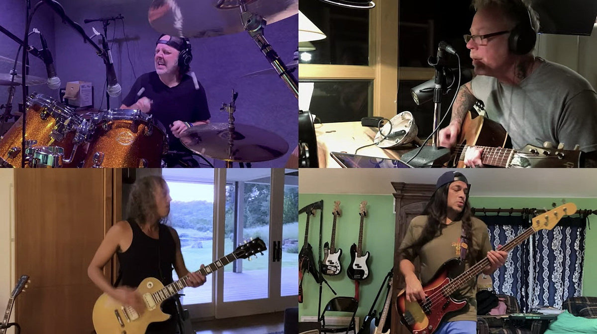 watch Metallica perform a new version of “Blackened,” quarantine style