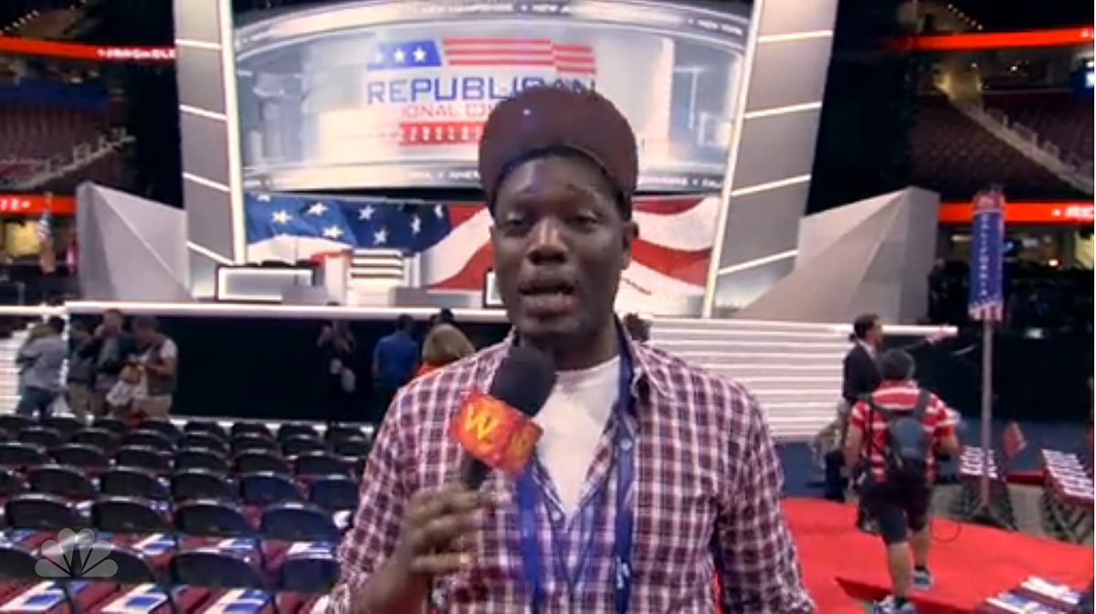 Michael Che plays ‘Trumpemon Go’, hunting “the rarest creature of them all: minorities at the RNC” (video)