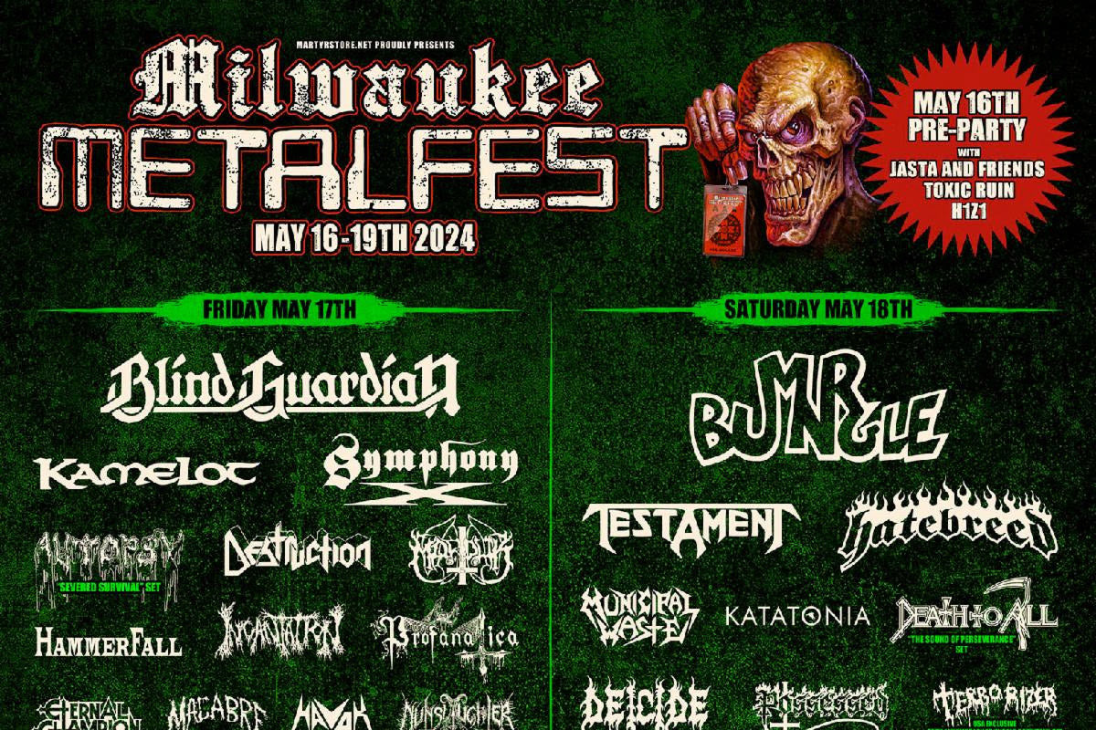 Milwaukee Metal Fest reveals final 2024 lineup & preshow details