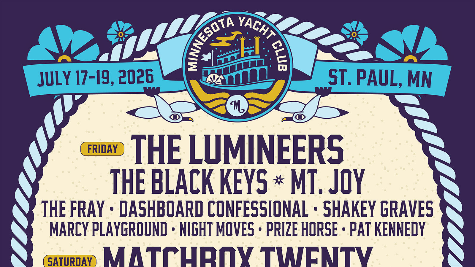 Minnesota Yacht Club 2026 lineup (The Strokes, Geese, Lucy Dacus, Lord Huron, The Black Keys, more)