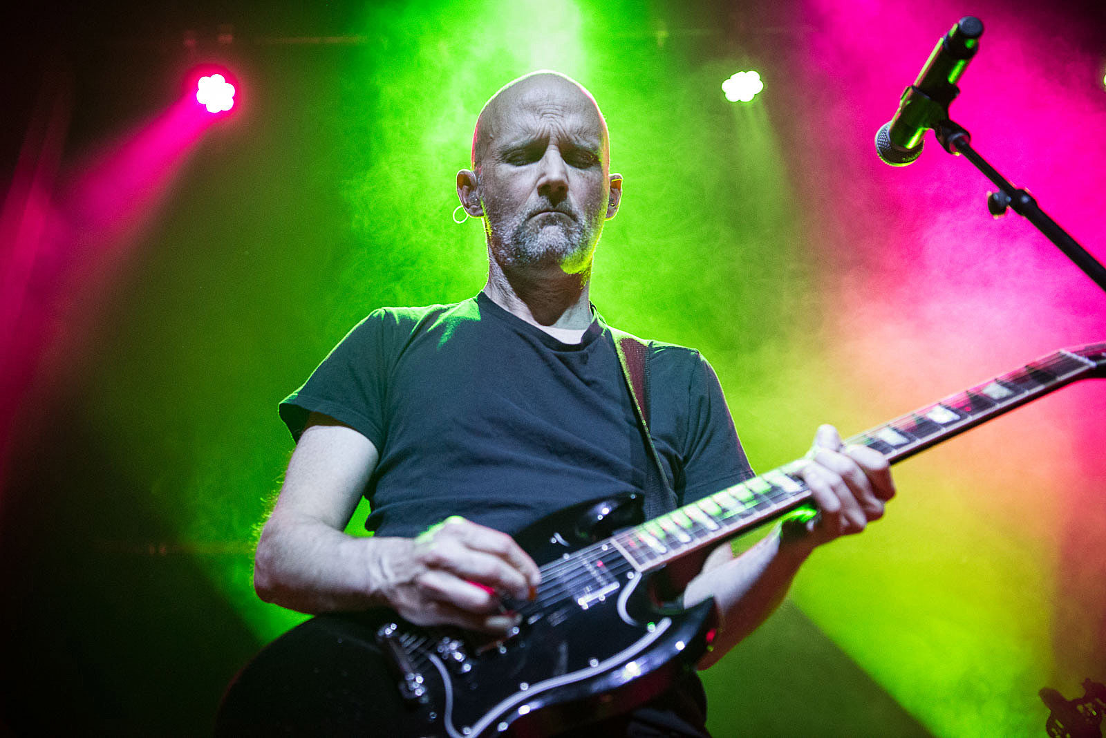 Moby played 1st of 2 Rough Trade shows & ‘Colbert’ (pics, setlist, video)