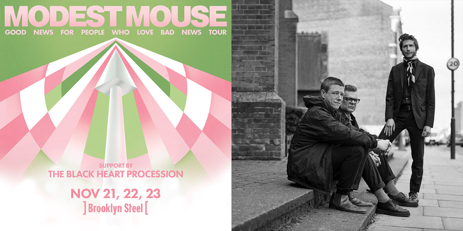 Modest Mouse & Interpol shows at Brooklyn Steel on BrooklynVegan Presale (passwords here)