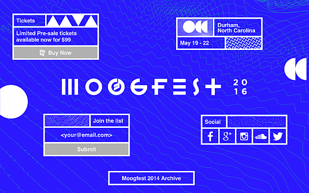Moogfest announces 2016 daytime program lineup