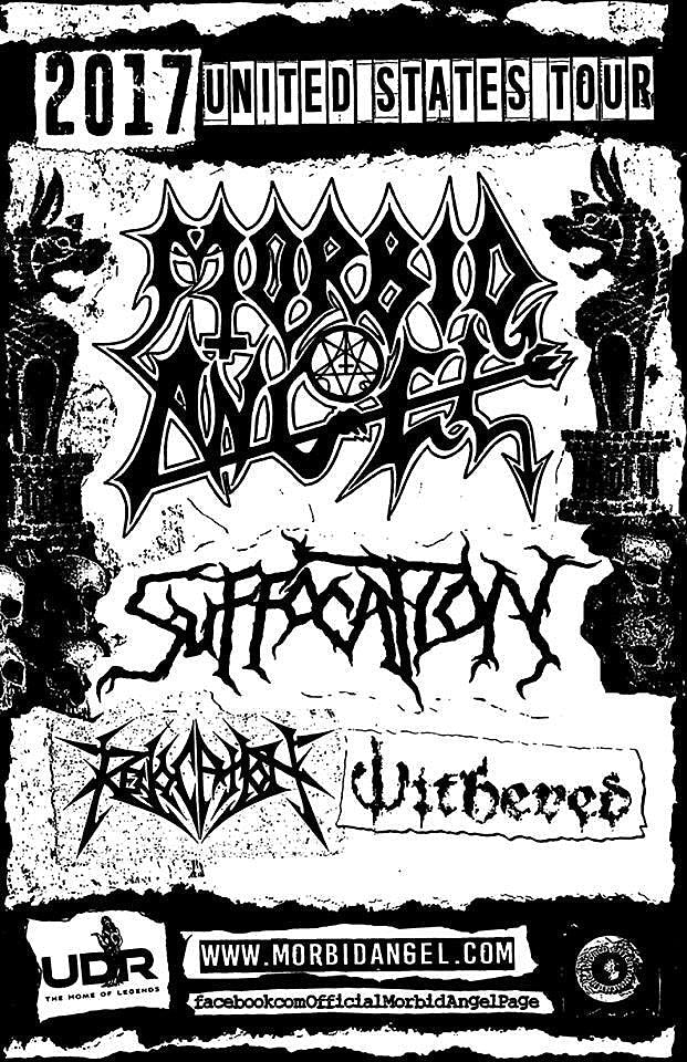 Morbid Angel releasing new LP, touring w/ Suffocation, Revocation, Withered