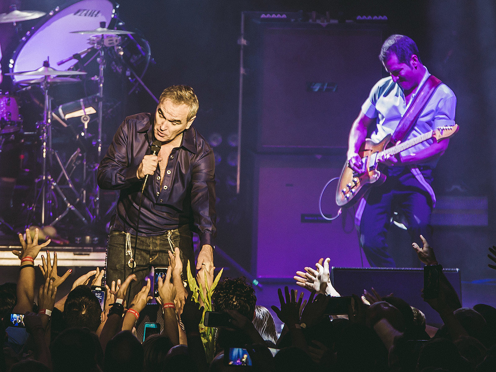 Morrissey says reports of him being attacked on stage are “absolute crap”