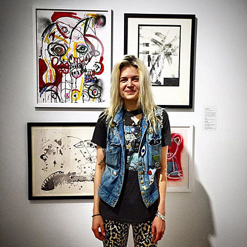 The Kills’ Alison Mosshart displaying artwork in NYC
