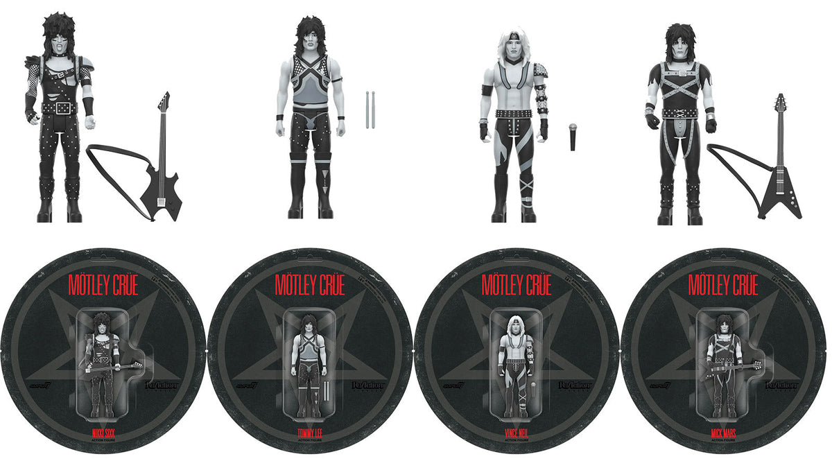 New Mötley Crüe black & white ‘Shout at the Devil’ action figures announced