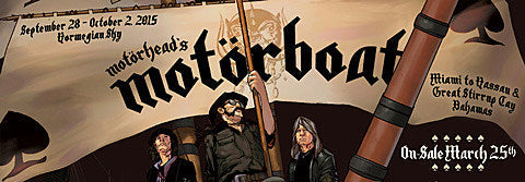 Motörhead’s doing their “Motörboat” cruise again; 2015 lineup includes Slayer, Antrax, Suicidal Tendencies & more