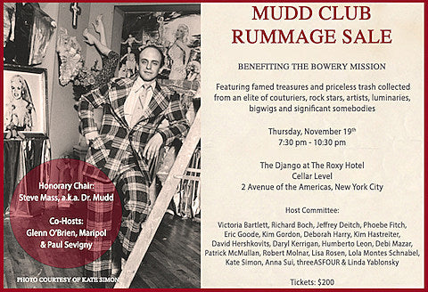 The B-52’s, Lenny Kaye, Kim Gordon & more participating in ‘The Mudd Club Rummage Sale’ benefit