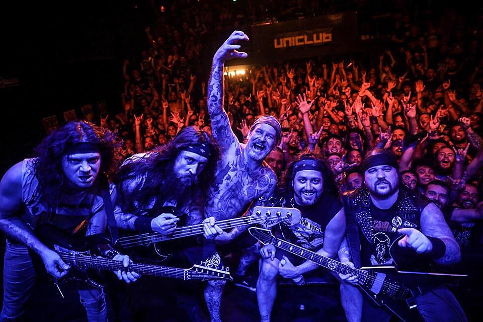 Municipal Waste touring, going on a NYC cruise with Gang Green