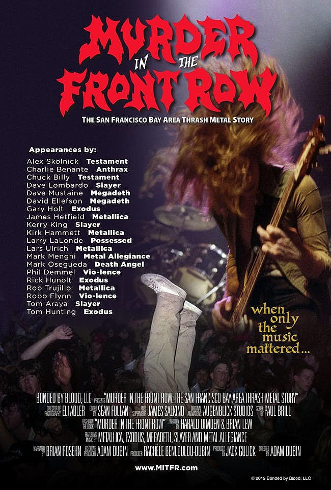 more Murder In The Front Row screenings + Q&As coming, including Nitehawk