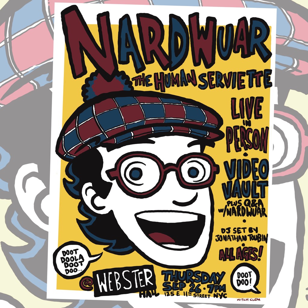 Nardwuar bringing ‘Video Vault’ show to NYC’s Webster Hall