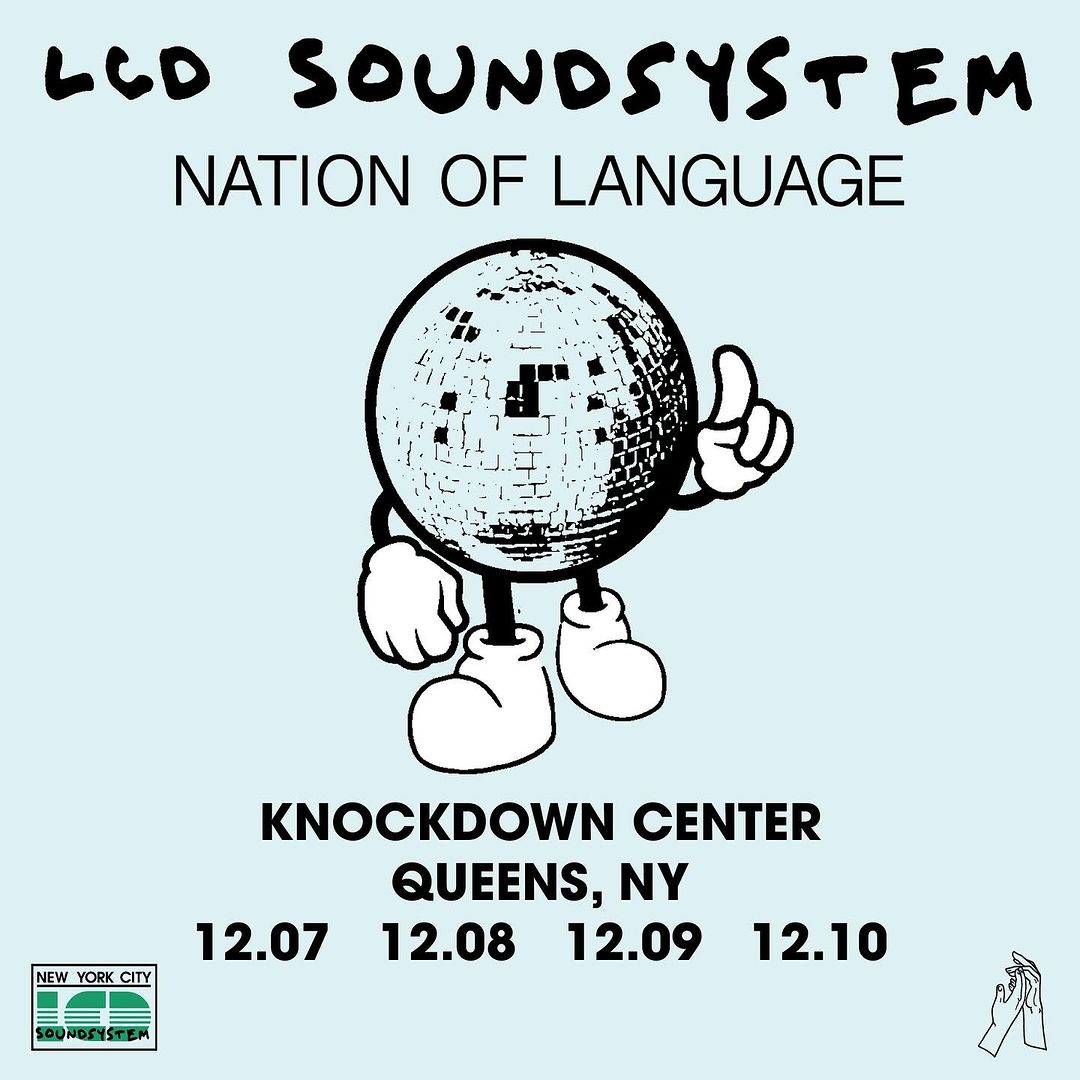 Nation of Language opening for LCD Soundsystem at Knockdown Center shows ++ afterparties announced